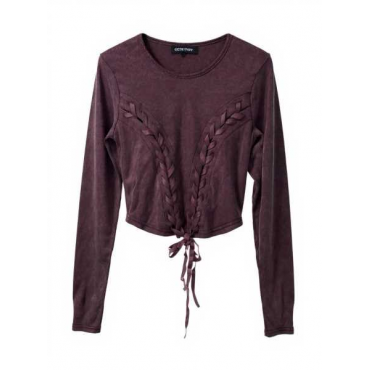 Maglia Intreccio Crop 