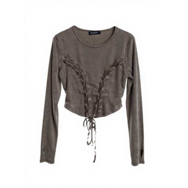 Maglia Intreccio Crop 