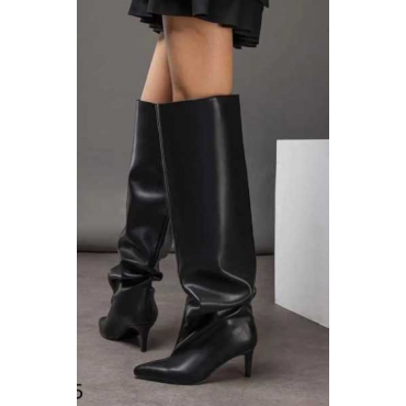 Maxi Stivale In Pelle