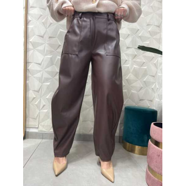 Pantalone In Similpelle Ballon