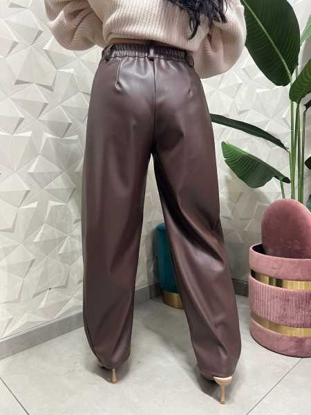 Pantalone In Similpelle Ballon