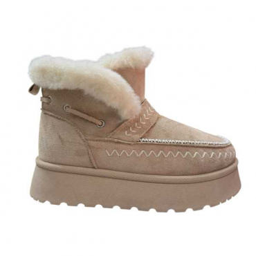 Stivaletto Con Pelliccia 