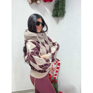 Maglia Rombo Lana Soft