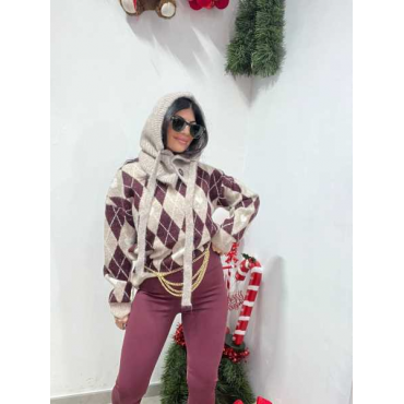 Maglia Rombo Lana Soft