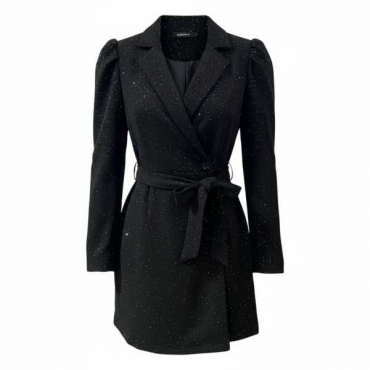 Tutina Blazer Glitter Con Cintura