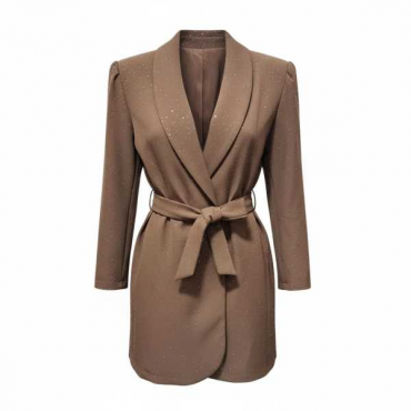 Tutina Blazer Glitter Con Cintura