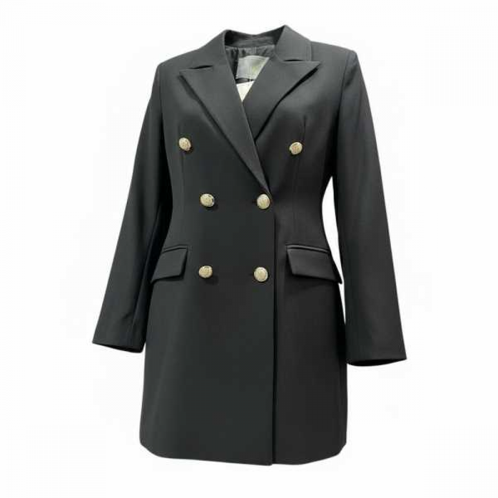 Abito Blazer Doppiopetto Strutturato Con Bottoni Gioiello 