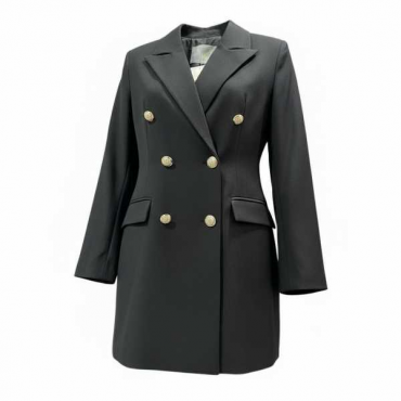 Abito Blazer Doppiopetto Strutturato Con Bottoni Gioiello 