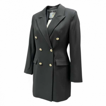 Abito Blazer Doppiopetto Strutturato Con Bottoni Gioiello 