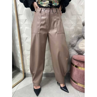 Pantalone In Similpelle Ballon