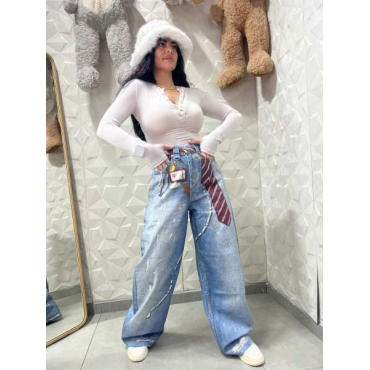 Jeasn Ballon Finta Cravatta 