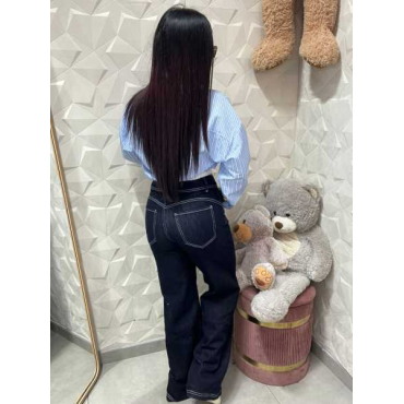 Jeans Doppio Bottone 