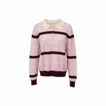 Polo Riga Maniche Lunghe 