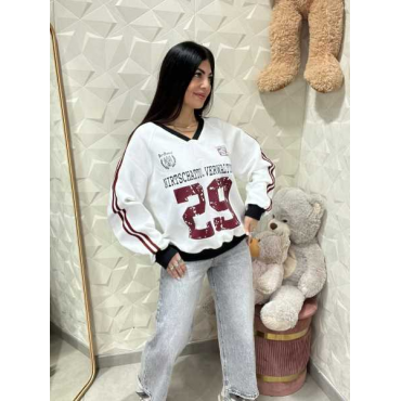 Felpa Oversize Varsity Style