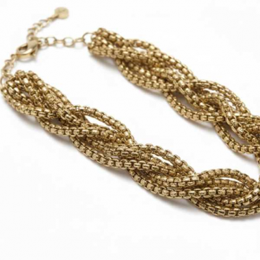 Collana Multifilo A Torciglione