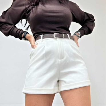 Pantaloncino Con Cintura