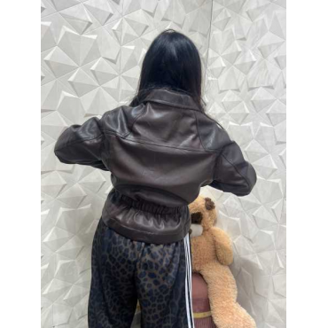 Giacca Chiodo Cioccolata