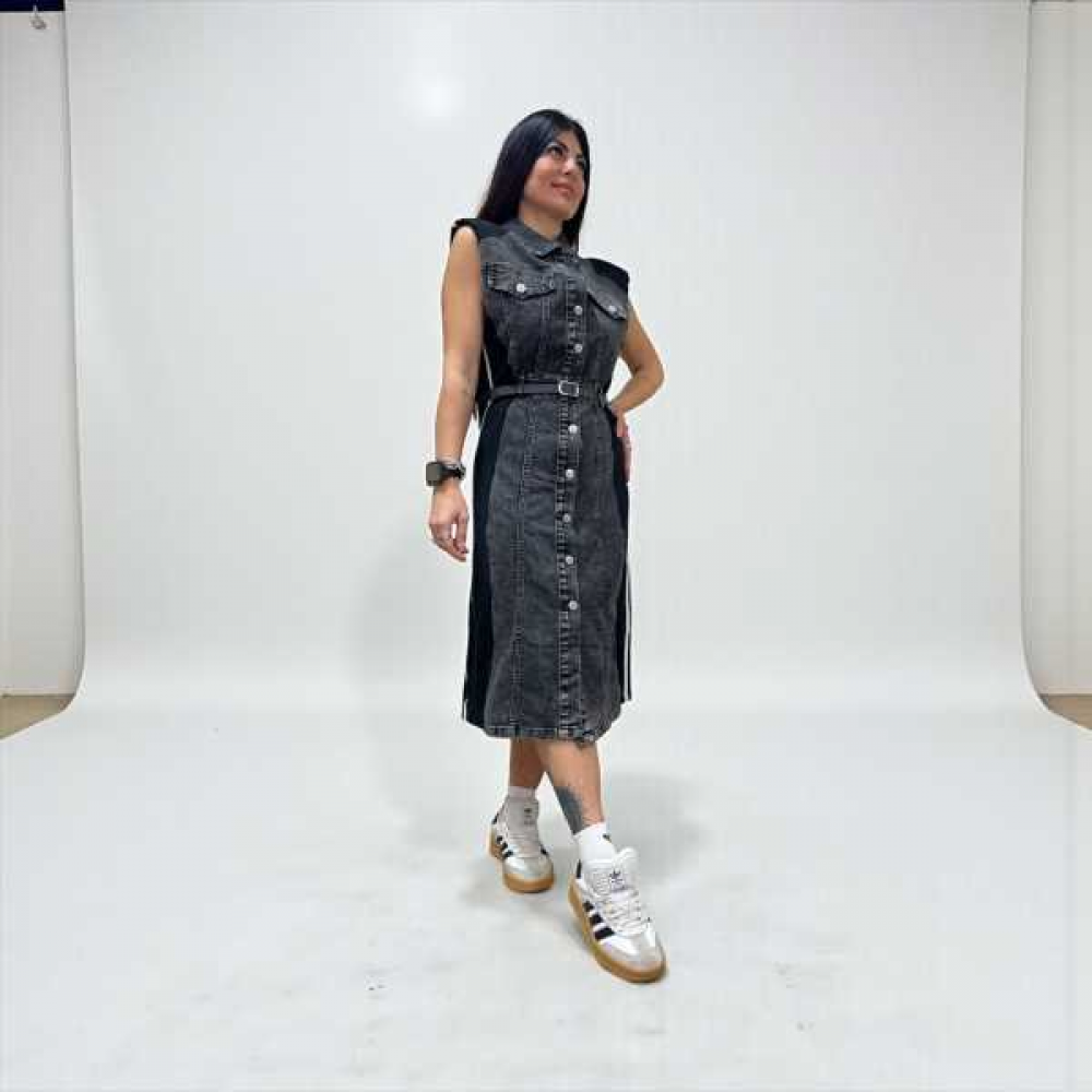 Abito Midi Denim