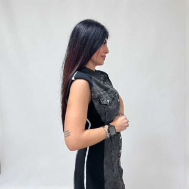 Abito Midi Denim