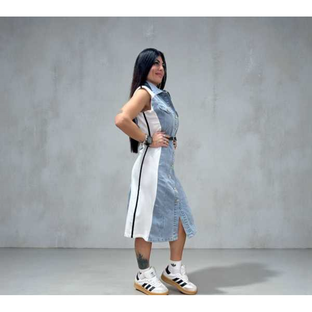 Abito Midi Denim