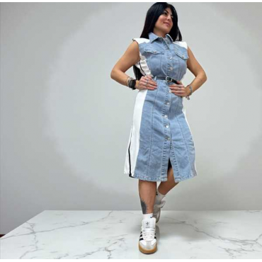 Abito Midi Denim