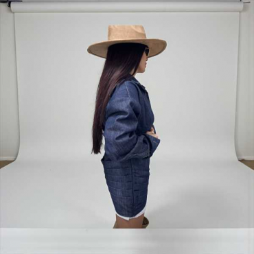 Maxi Chemisier Denim 