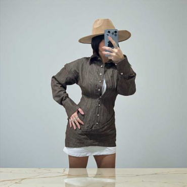 Maxi Chemisier Denim 