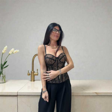 Corpetto Bustier In Pizzo