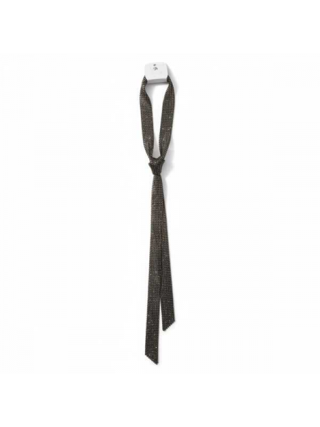 Collana Gravatta Brillantinata