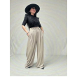 Pantalone Wide Leg A Vita Alta