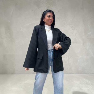 Blazer Oversize Gessato