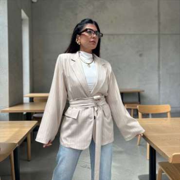 Blazer Oversize Gessato