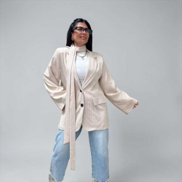 Blazer Oversize Gessato