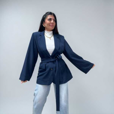 Blazer Oversize Gessato