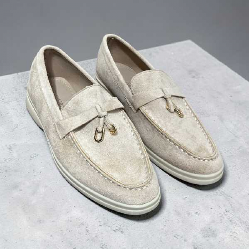 Mocassino Con Dettaglio Oro