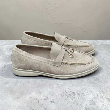 Mocassino Con Dettaglio Oro