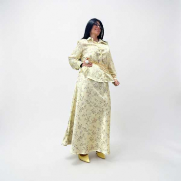 Gonna In Raso Flower