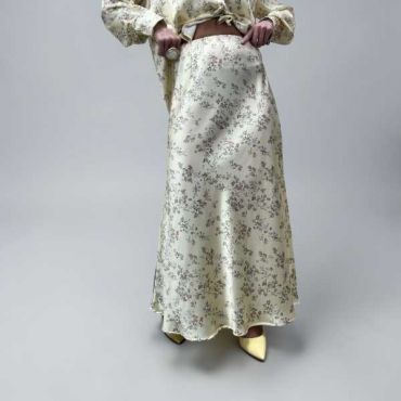 Gonna In Raso Flower