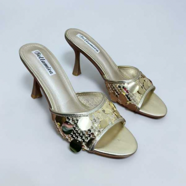 Sandalo Con Paillettes 