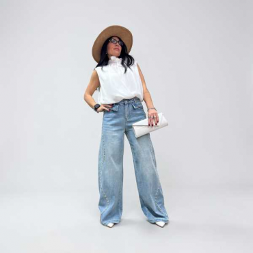 Jeans Carpentier Con Borchie 