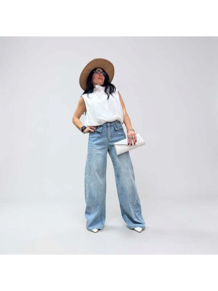 Jeans Carpentier Con Borchie 