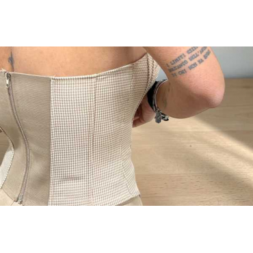 Corpetto Pied De Poule 