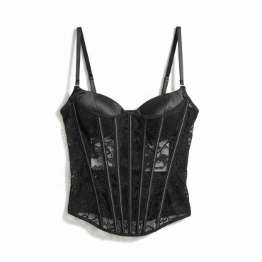 Corpetto Satin E Pizzo 