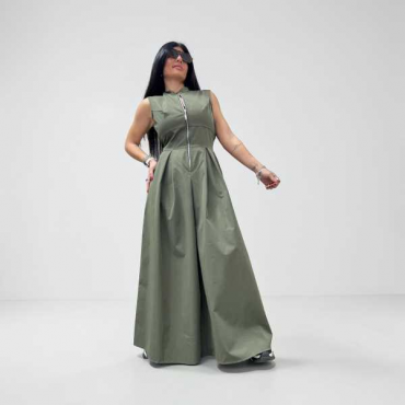 Dress Bonbon Con Cerniera 