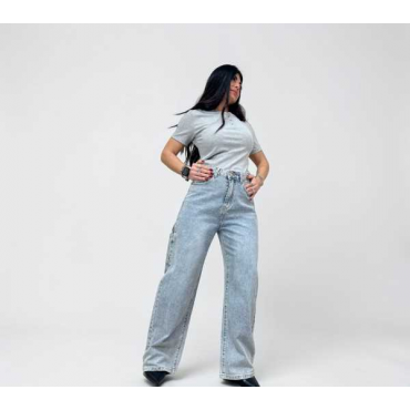 Jeans Ballon Brillantinato 