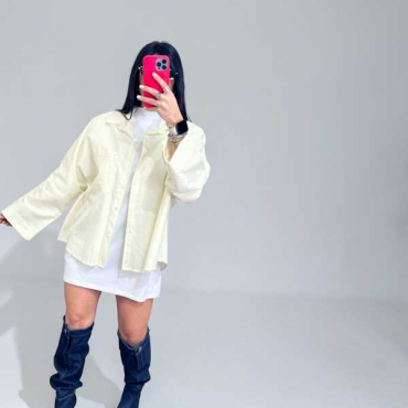 Camicia Over In Cotone