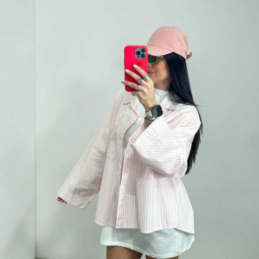 Camicia Over In Cotone