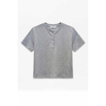 Top A Costine Con Abbottonatura Frontale Lumina