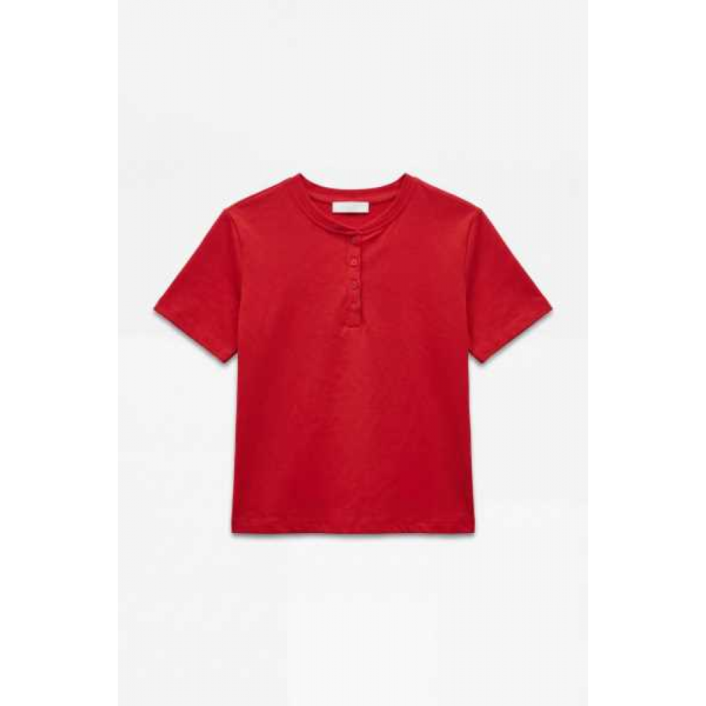 Top A Costine Con Abbottonatura Frontale Lumina