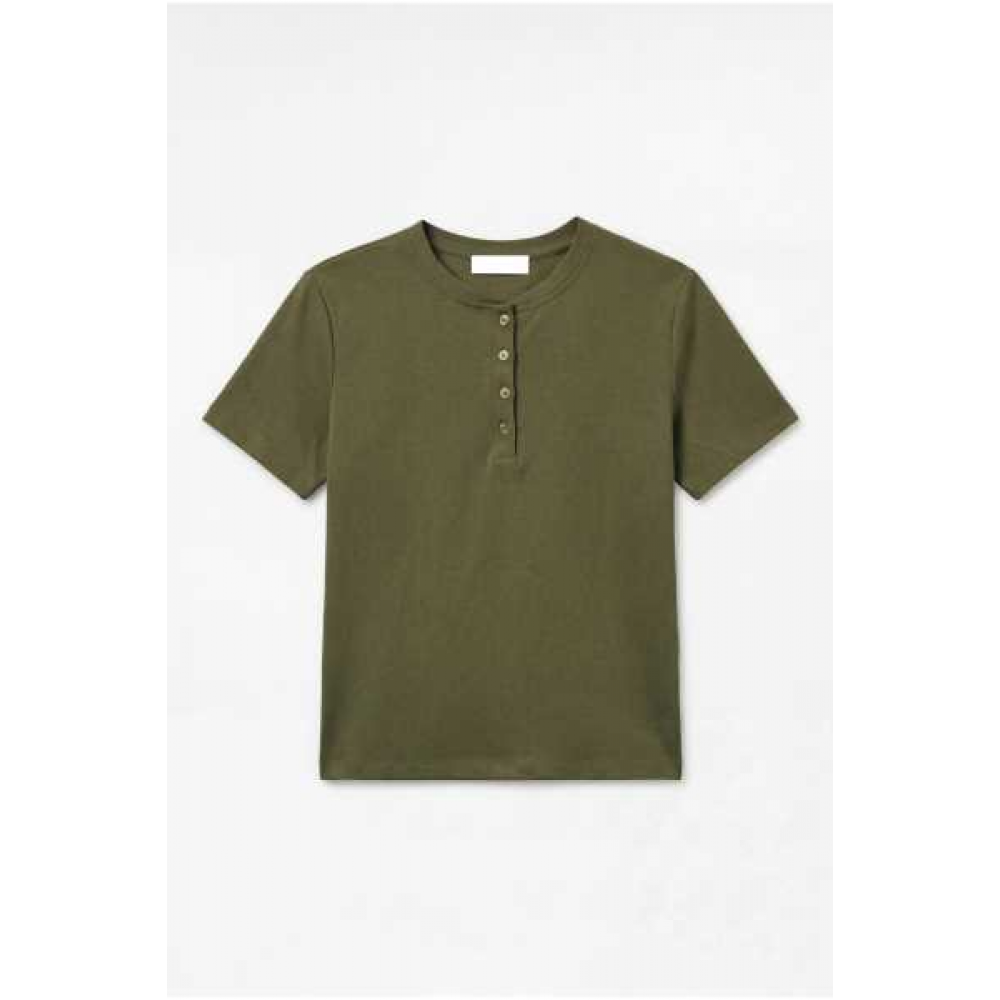 Top A Costine Con Abbottonatura Frontale Lumina